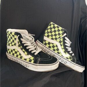 Vans SK8 Hi Black Sharp Green